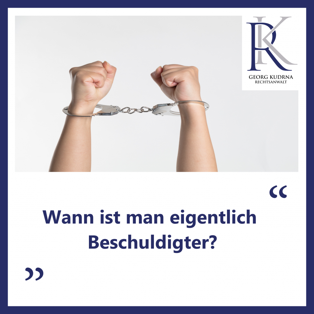 Wann ist man eigentlich Beschuldigter? Mag. Royer